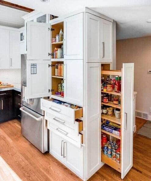 厨房居家收纳设计灵感，提高厨房的使用空间和做饭效率